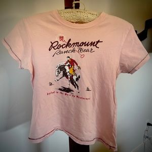 Women’s Pink Rockmount Bronc Western T-shirt